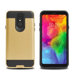 LG Q7 / Q7+ Plus / Alpha / Q7α Armor Hybrid Case (Gold)